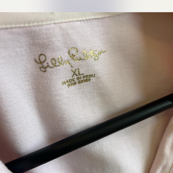 Lilly Pulitzer Pink and Navy Polo Dress - Picture 3 of 4